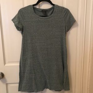 Green t-shirt dress